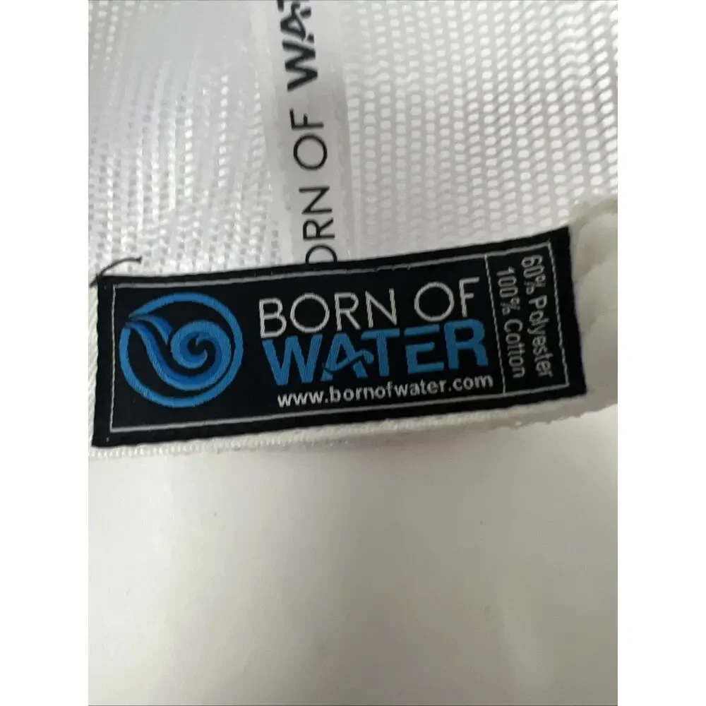 Born of Water Circling Shark Scuba Diving Trucker Hat w Adjustable Snapback